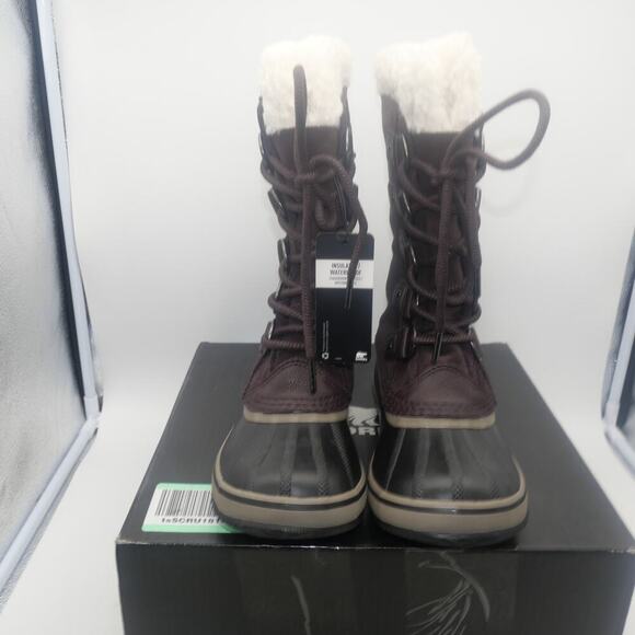 NEW Sorel Joan Of Artic Women's 6 Winter Snow Cold Weather Boots Cinder Brown - Picture 6 of 8